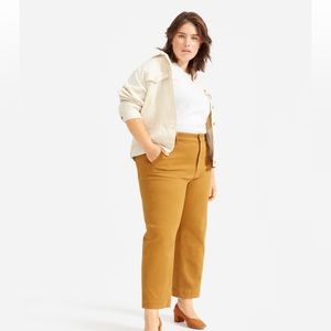 Everlane High Waisted Straight Leg Pants
